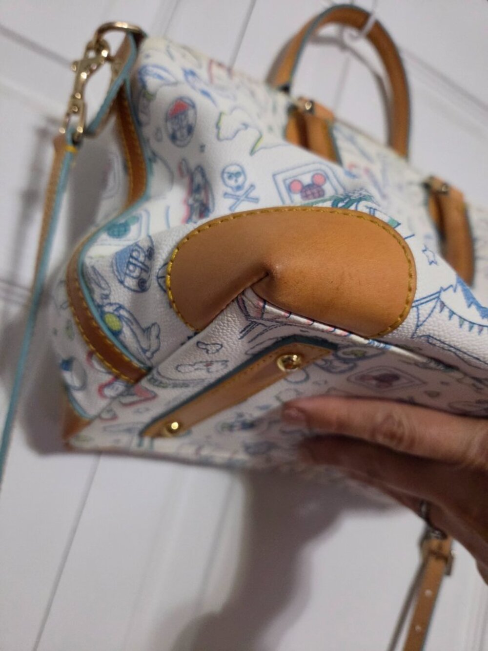 Disney Dooney & Bourke RunDisney 2017 Marathon Weekend Satchel Purse Bag - Picture 7 of 8